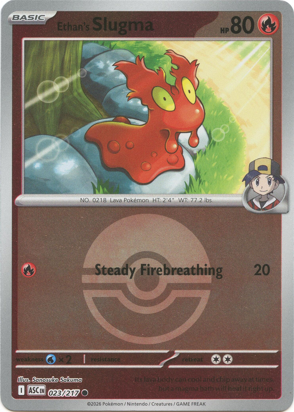 Ethan's Slugma (Poke Ball)