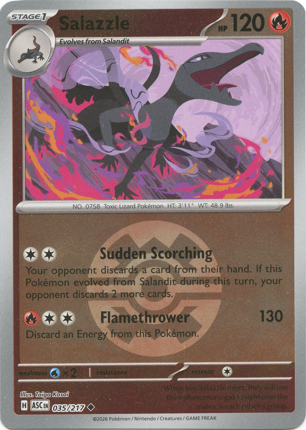 Salazzle - 035/217 (Quick Ball)