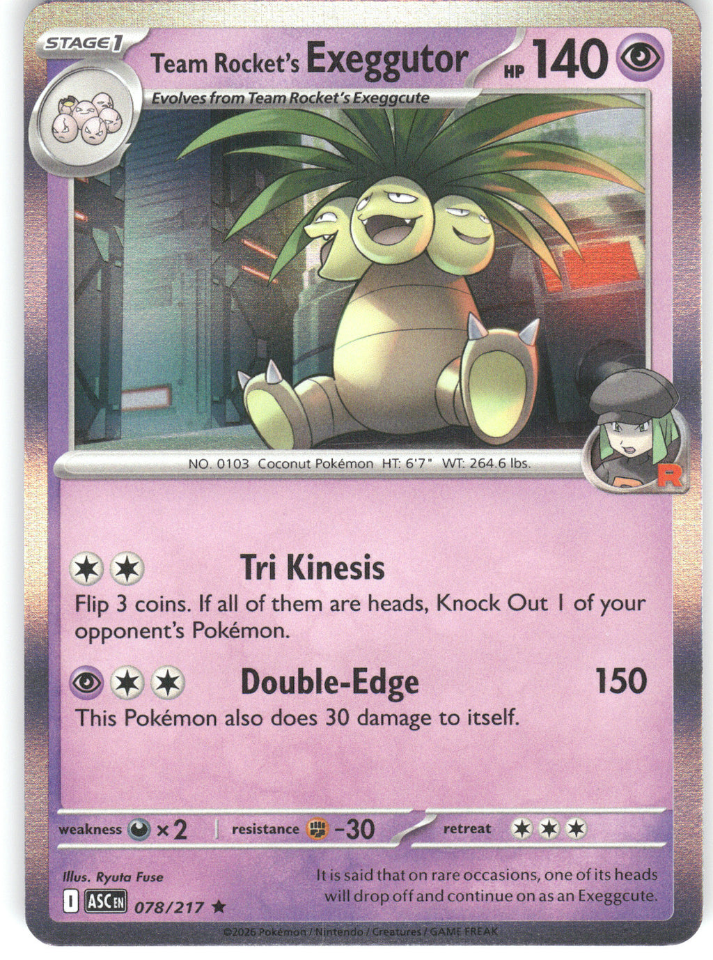 Team Rocket's Exeggutor
