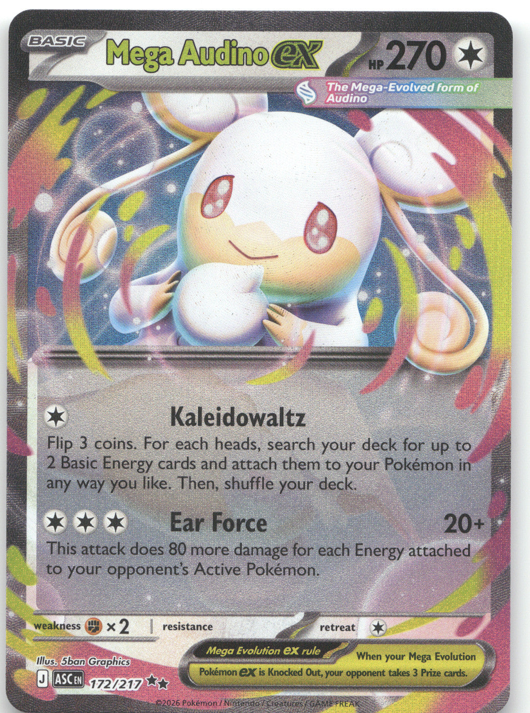 Mega Audino ex - 172/217