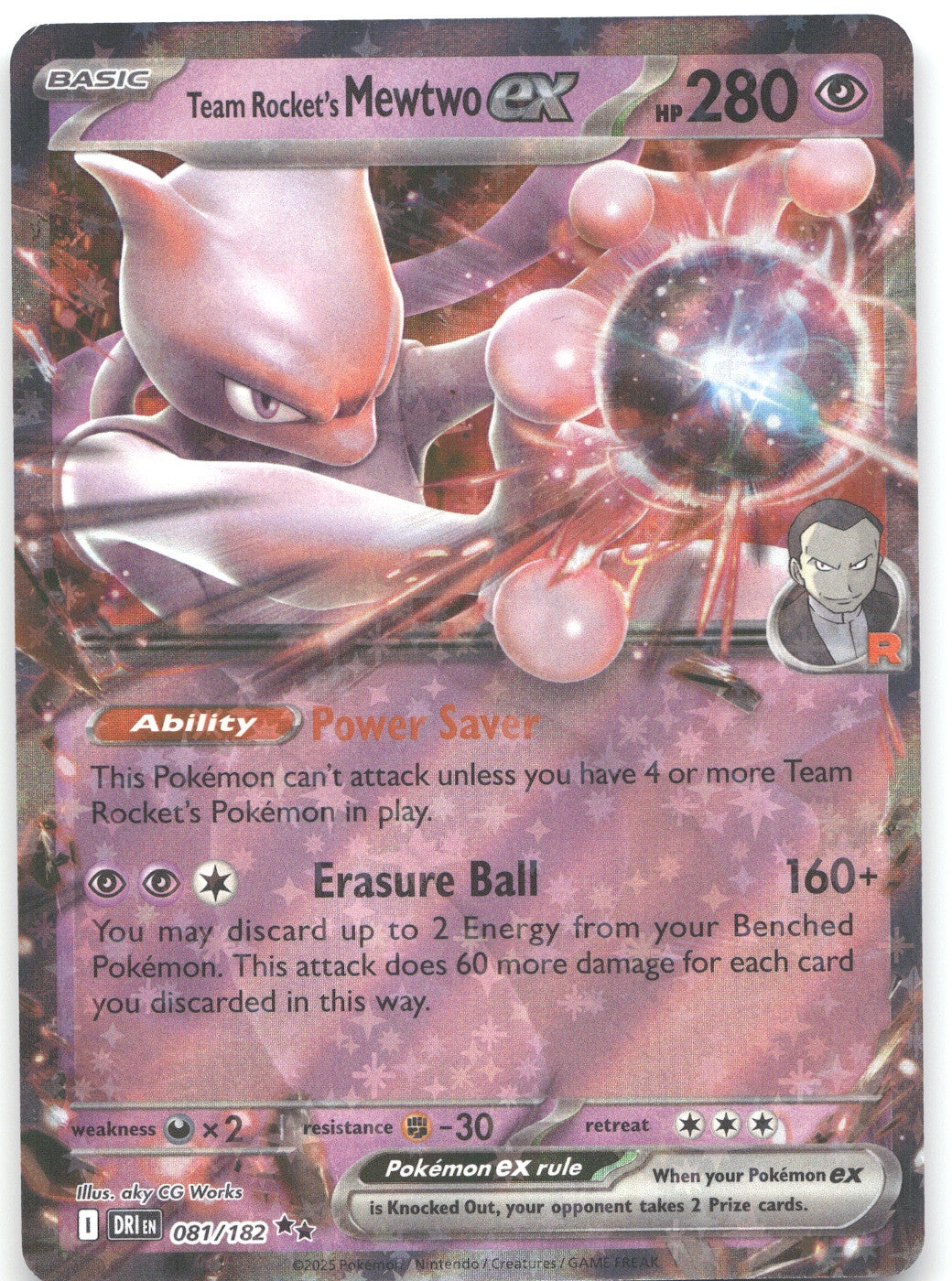 Team Rocket's Mewtwo ex - 081/182