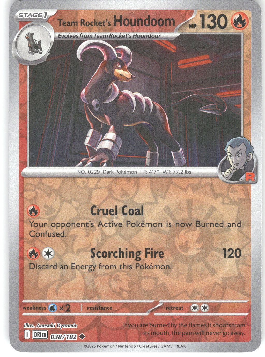 Team Rocket's Houndoom - 038/182