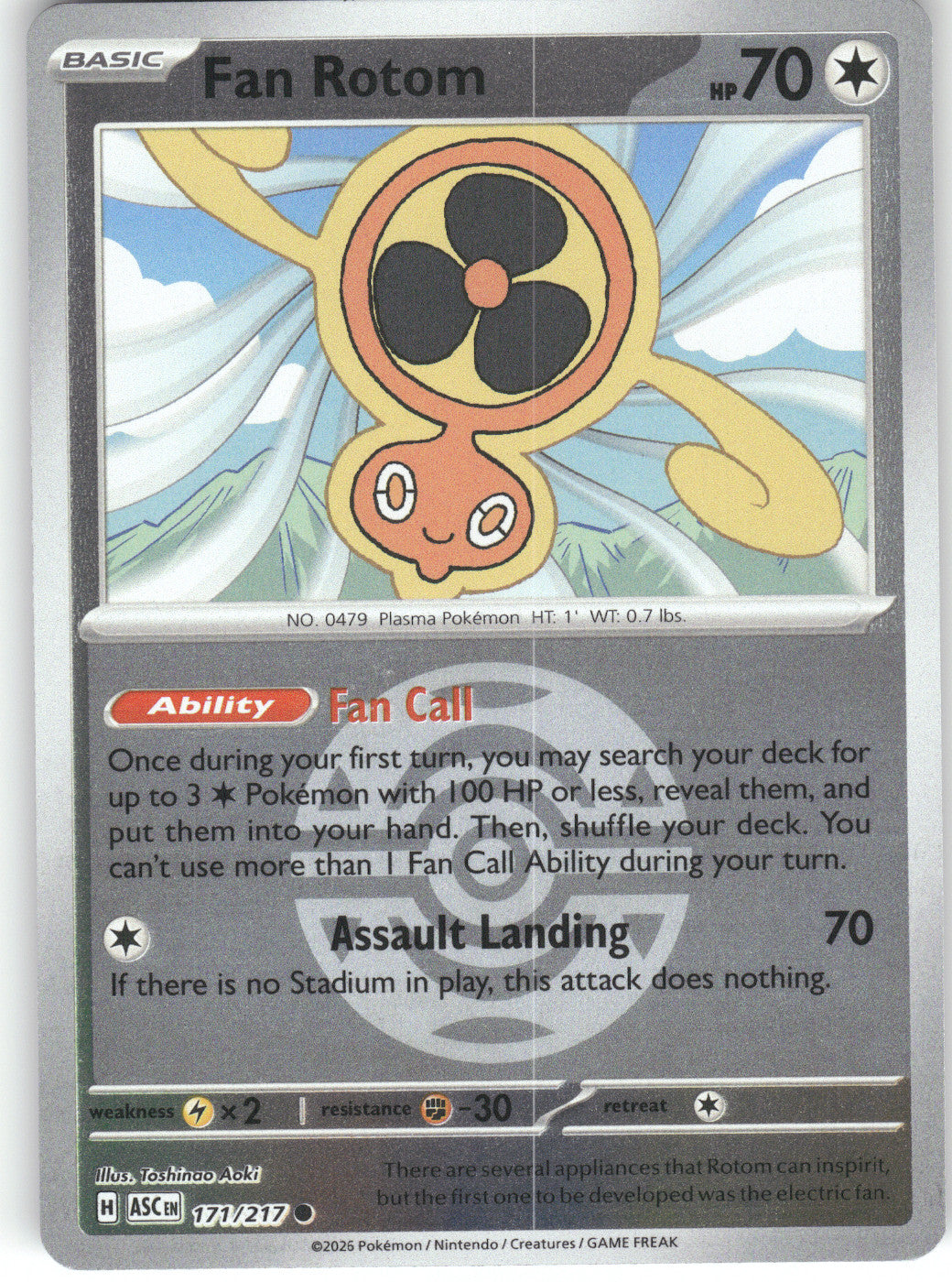 Fan Rotom - 171/217