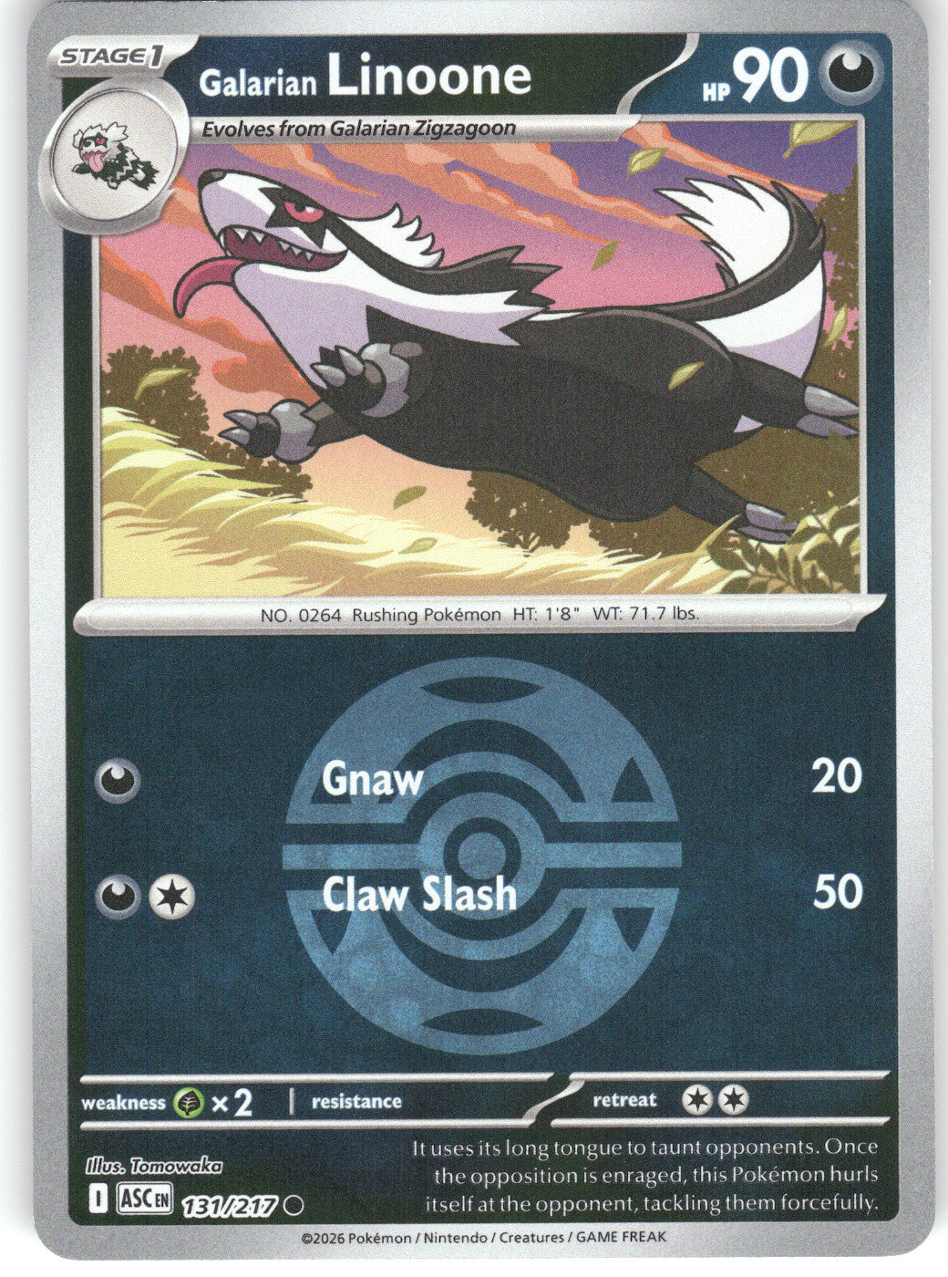 Galarian Linoone