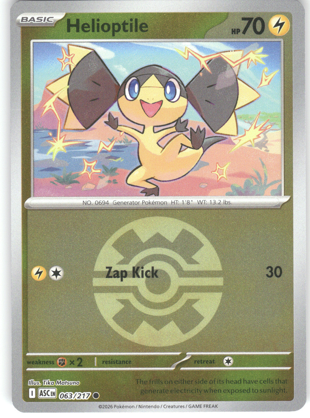 Helioptile (Quick Ball)