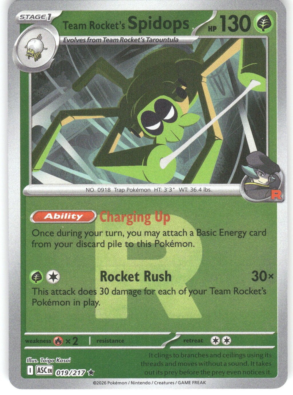 Team Rocket's Spidops (Team Rocket)
