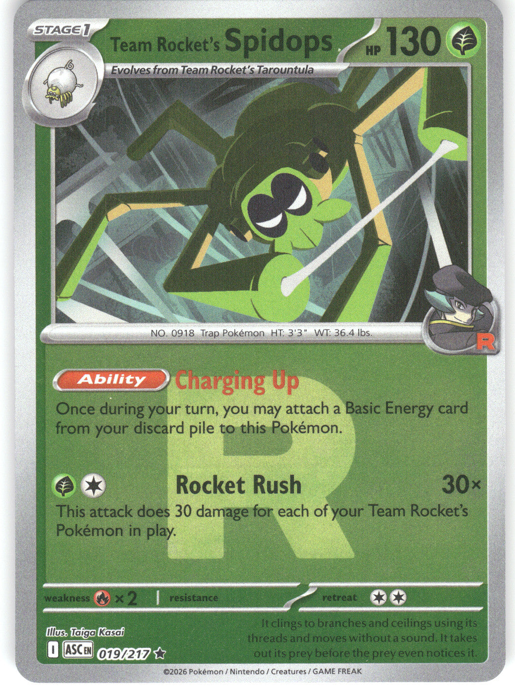 Team Rocket's Spidops (Team Rocket)