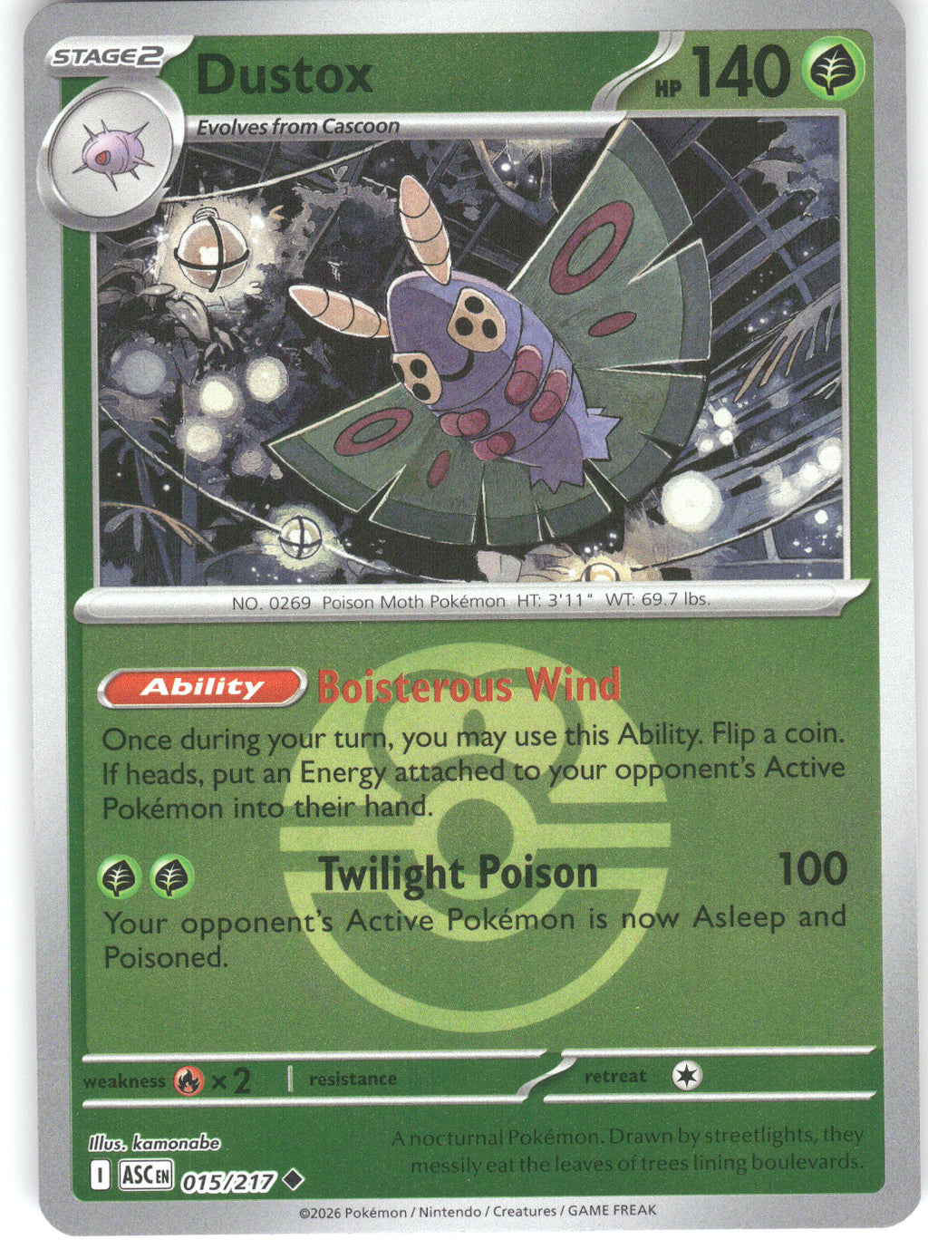 Dustox - 015/217 (Love Ball)