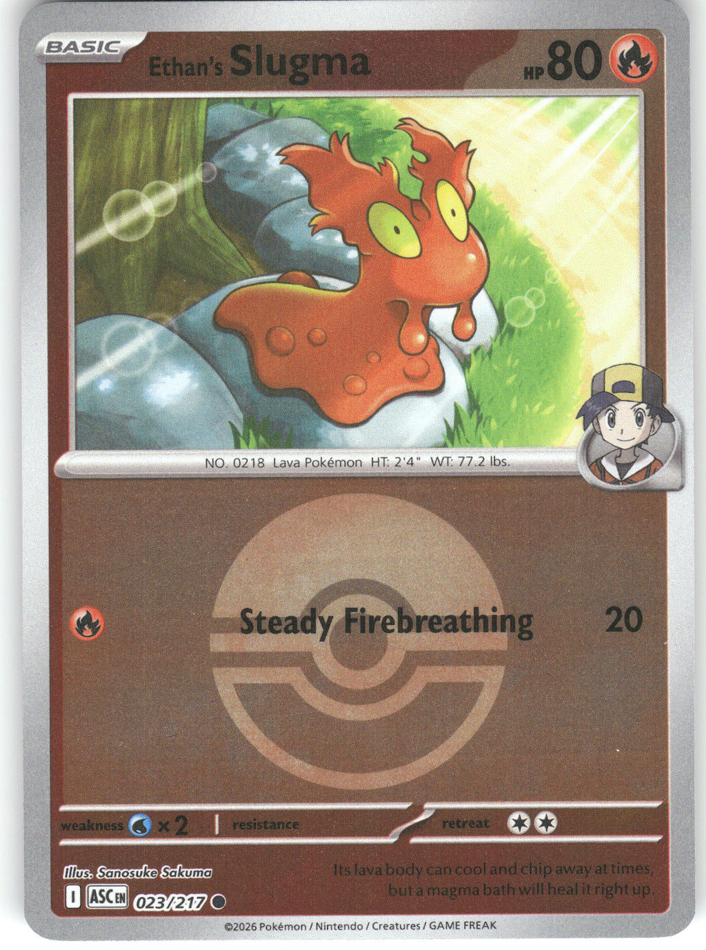 Ethan's Slugma (Poke Ball)