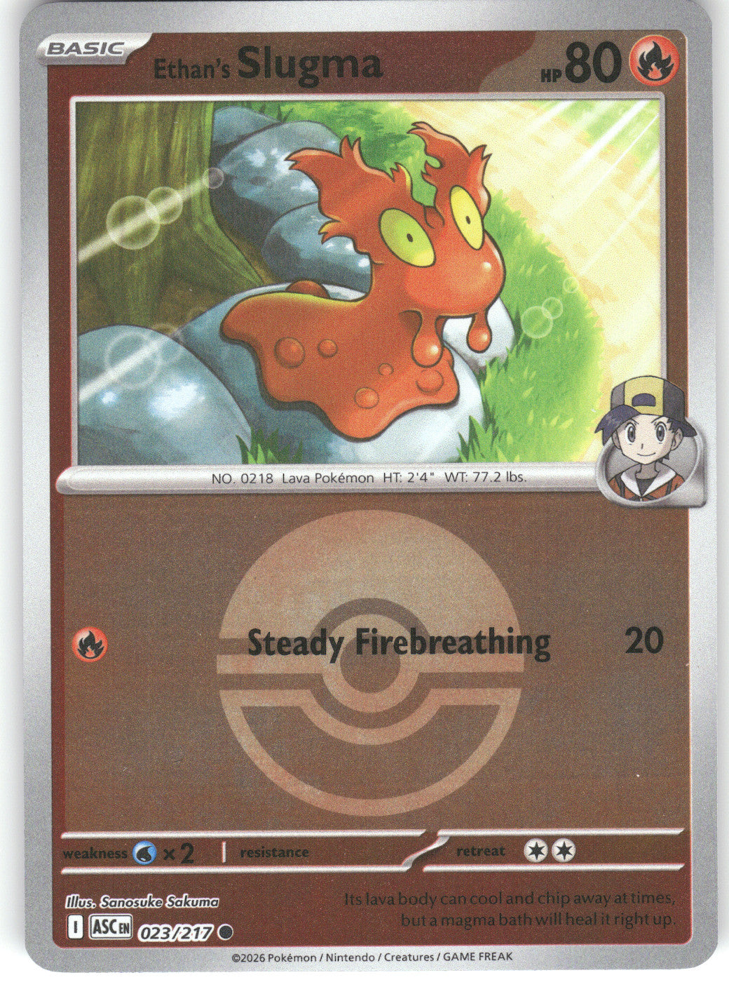 Ethan's Slugma (Poke Ball)