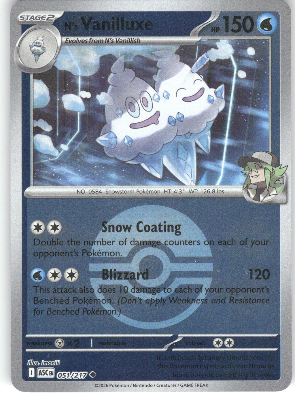 N's Vanilluxe (Poke Ball)