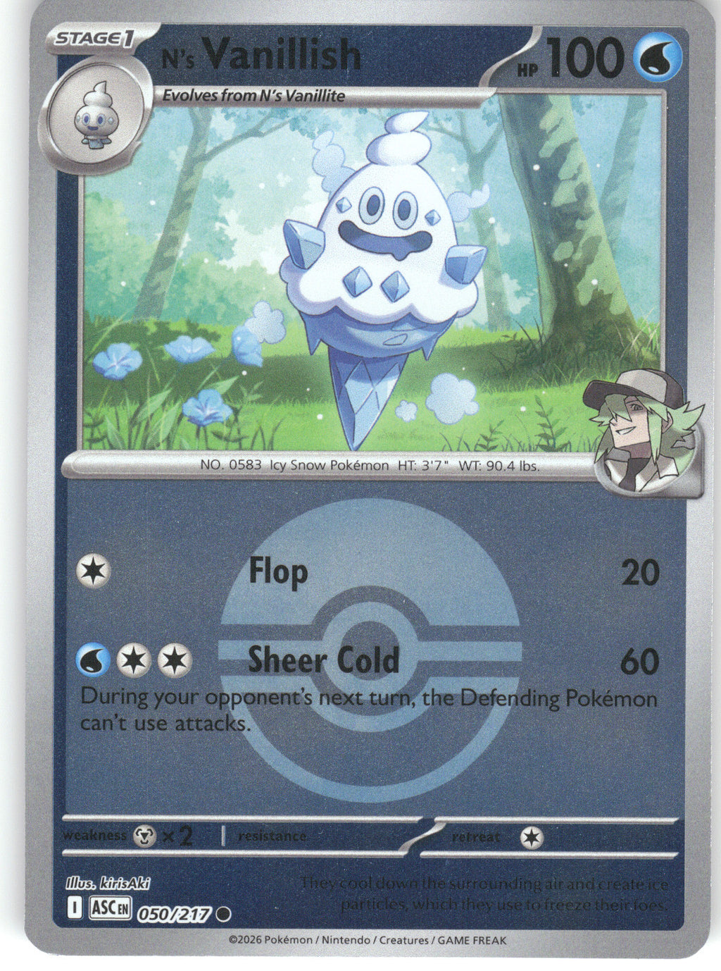 N's Vanillish (Poke Ball)