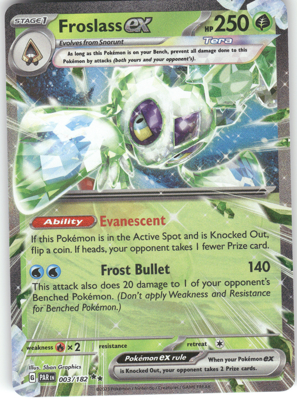Froslass ex - 003/182