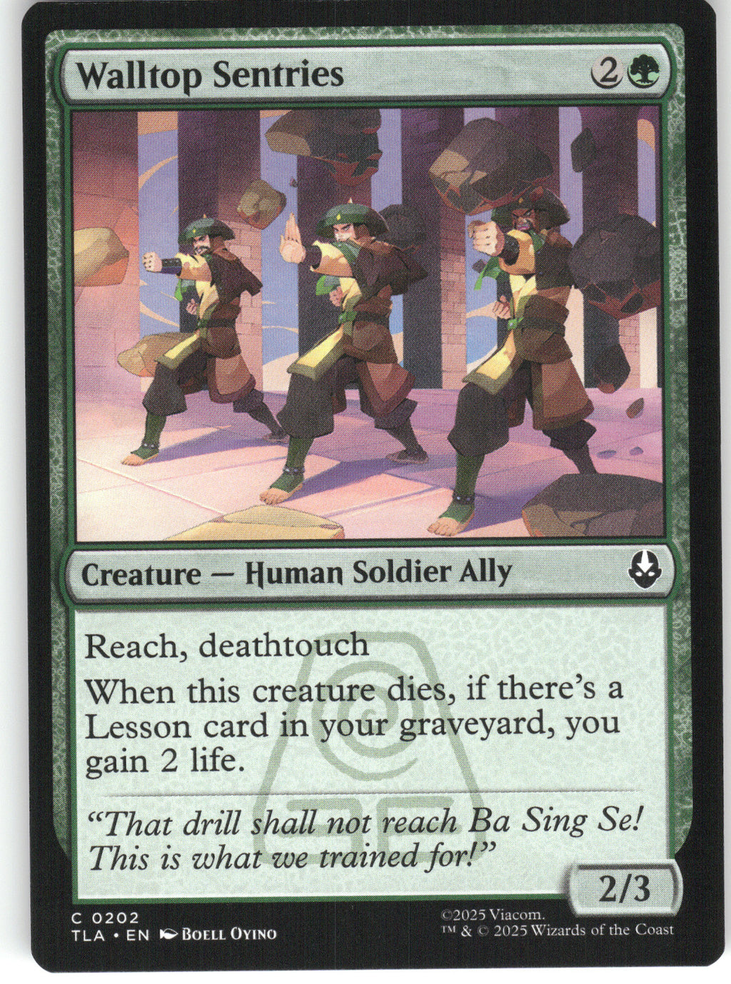 Walltop Sentries