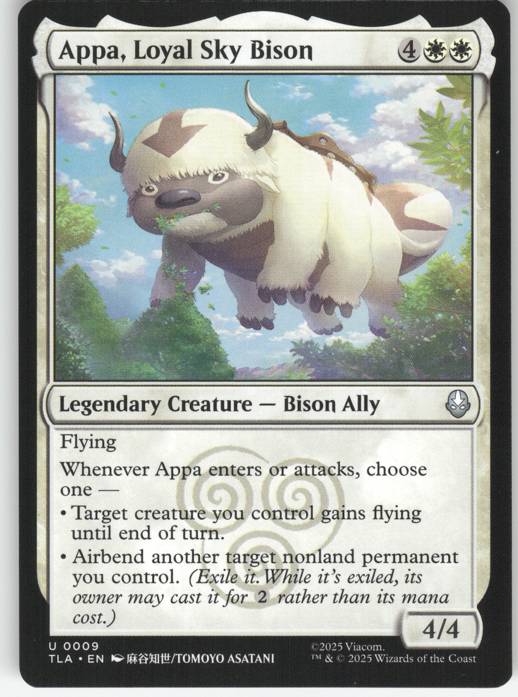 Appa, Loyal Sky Bison