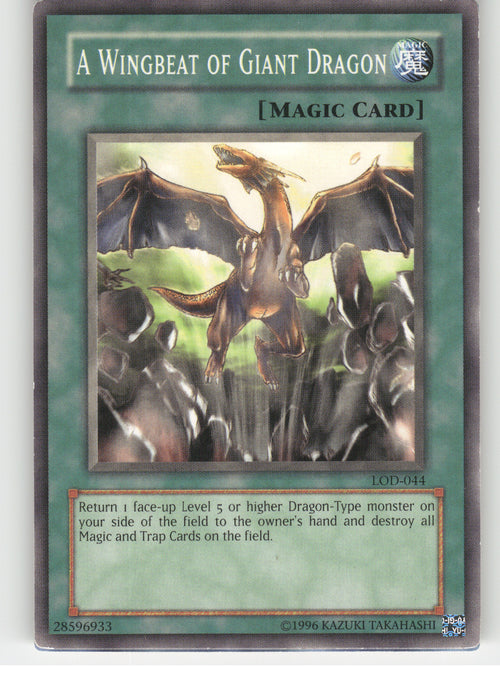 A Wingbeat of Giant Dragon