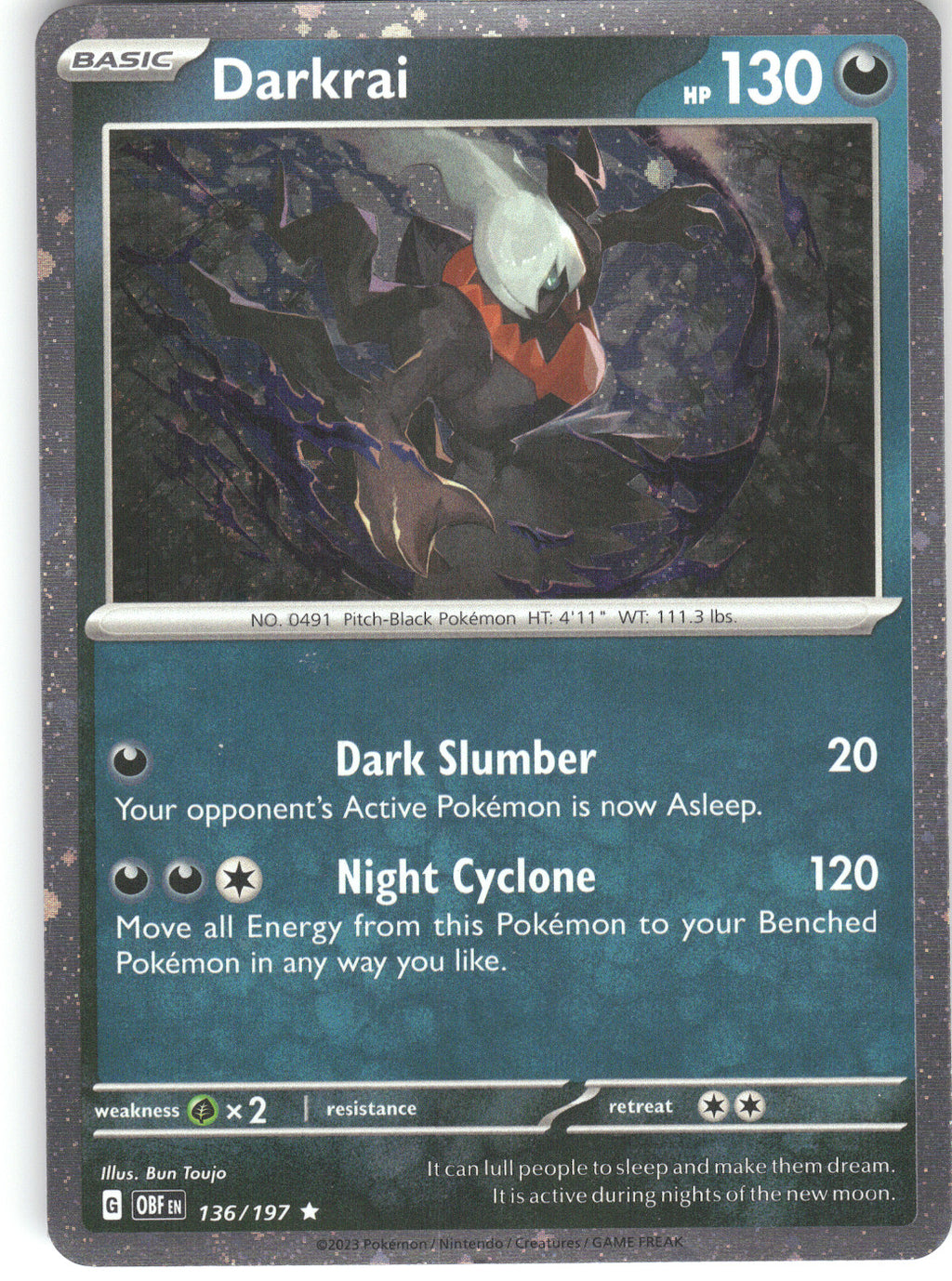 Darkrai (Cosmos Holo)