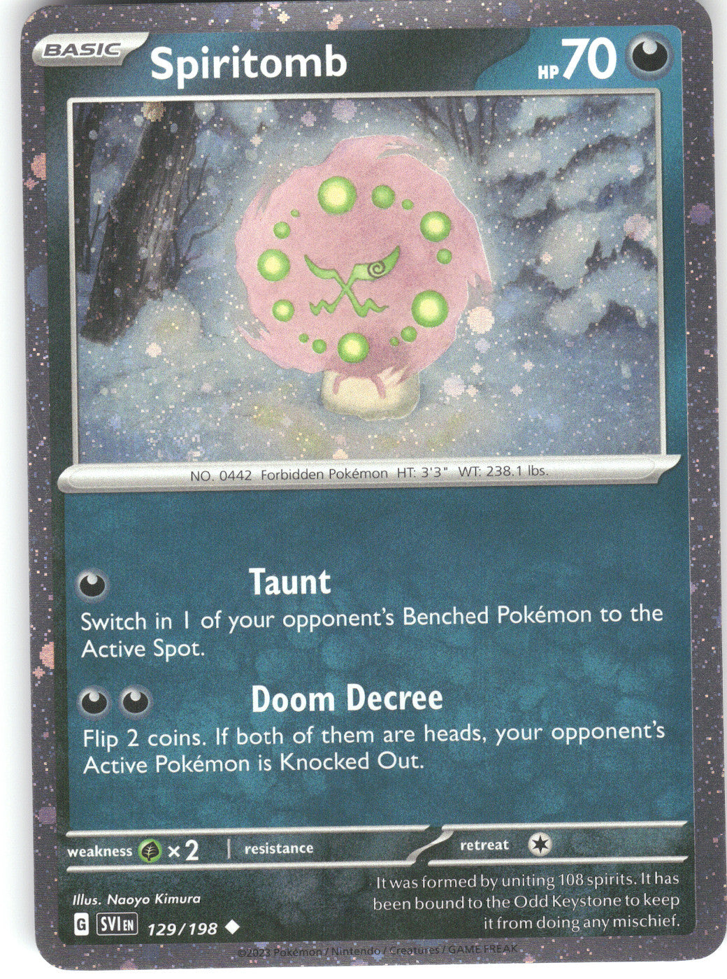Spiritomb - 129/198 (Cosmos Holo)