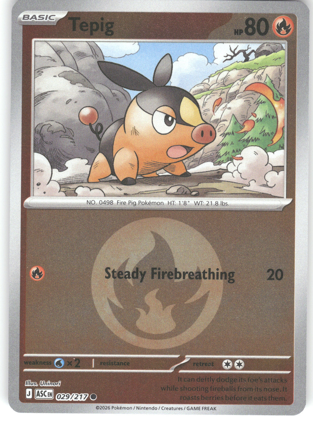 Tepig (Energy Symbol Pattern)