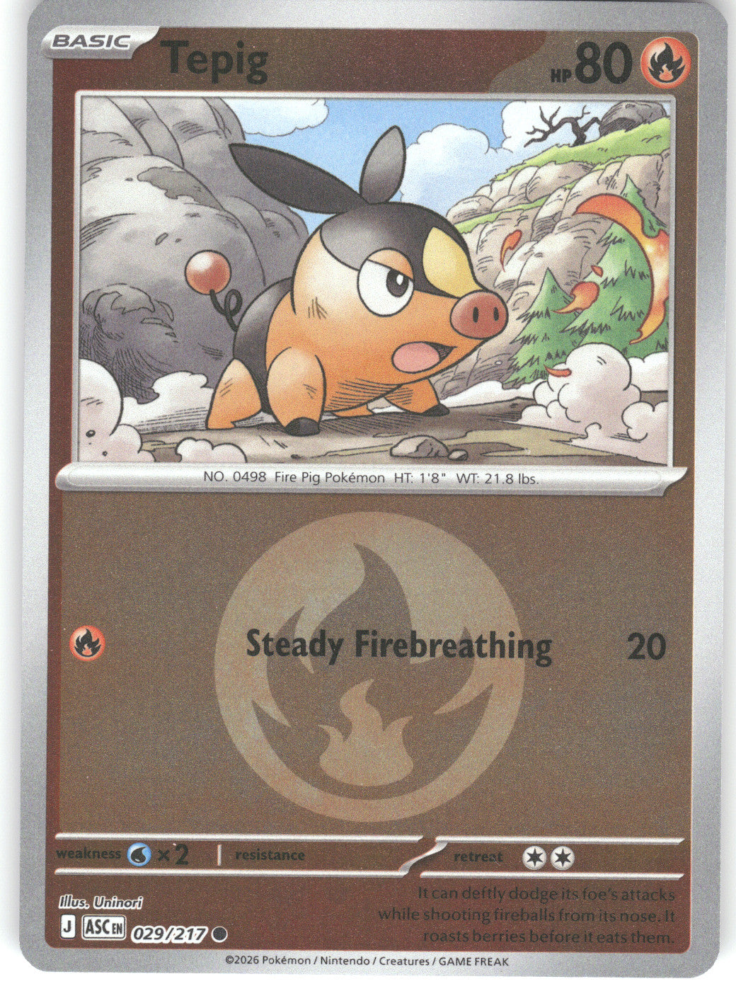 Tepig (Energy Symbol Pattern)