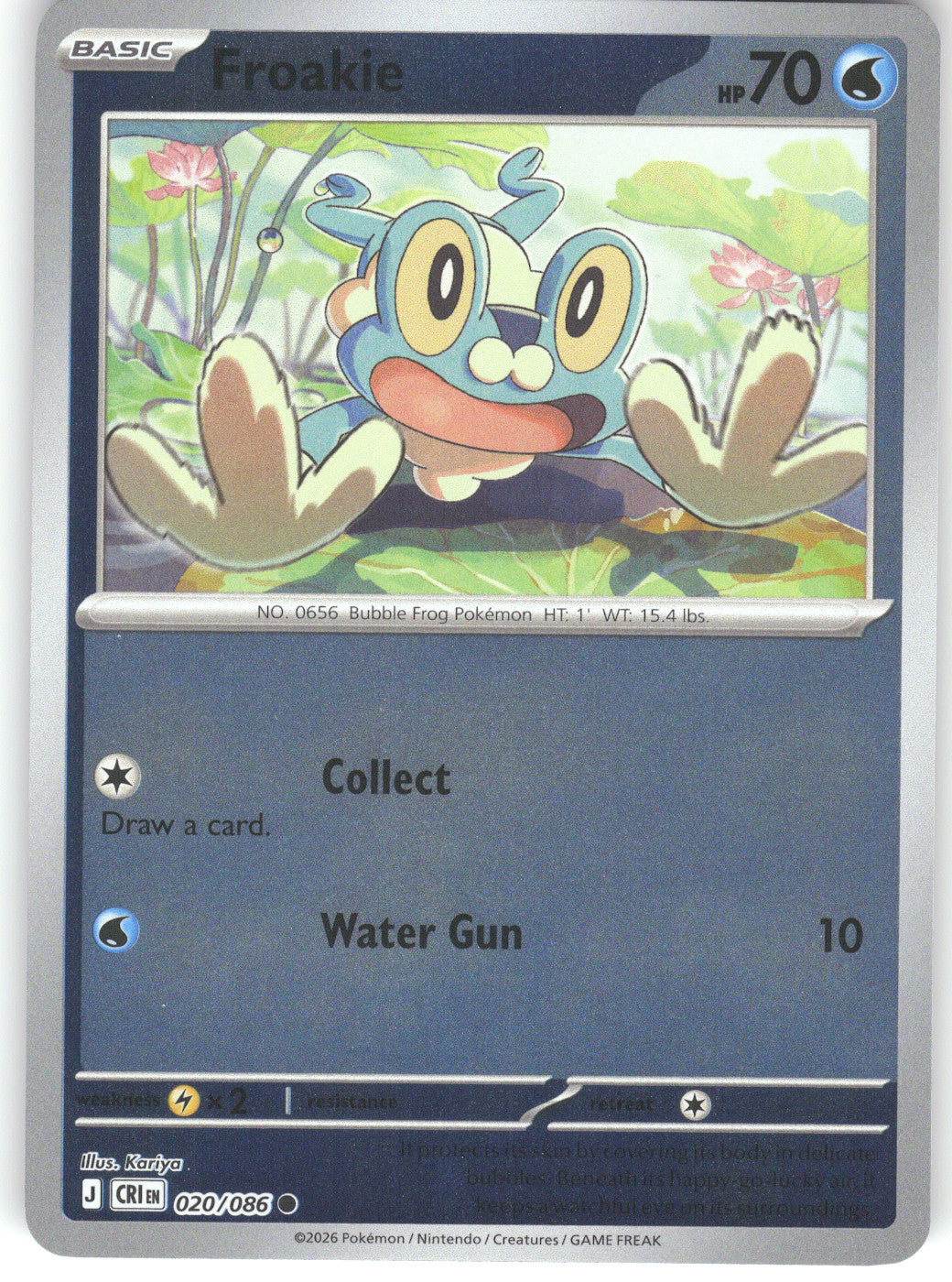 Froakie - 020/086