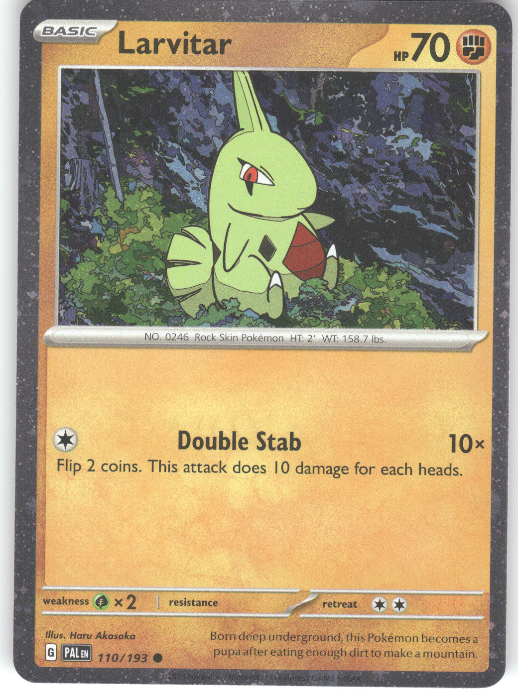 Larvitar - 110/193 (Cosmo Foil)