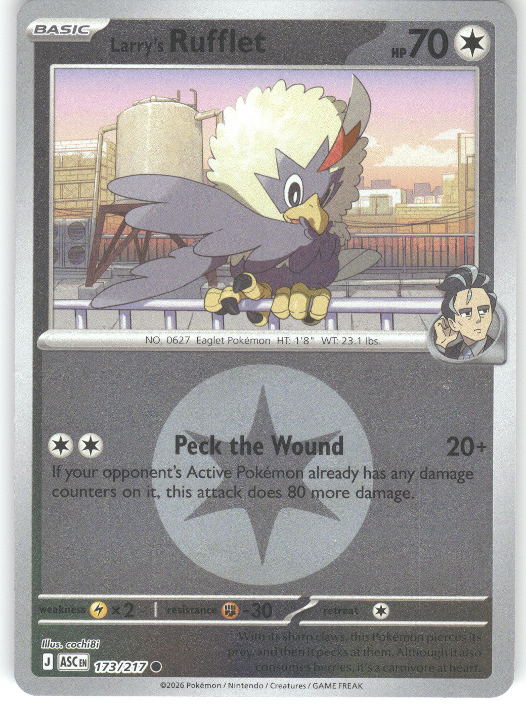 Larry's Rufflet (Energy Symbol Pattern)