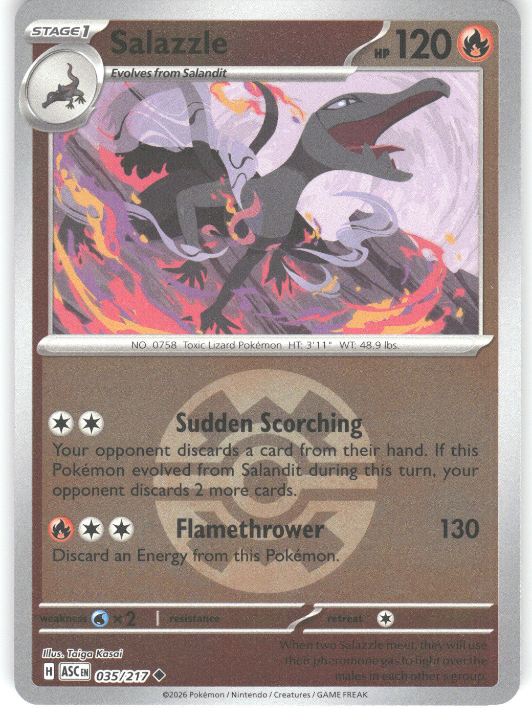 Salazzle - 035/217 (Quick Ball)