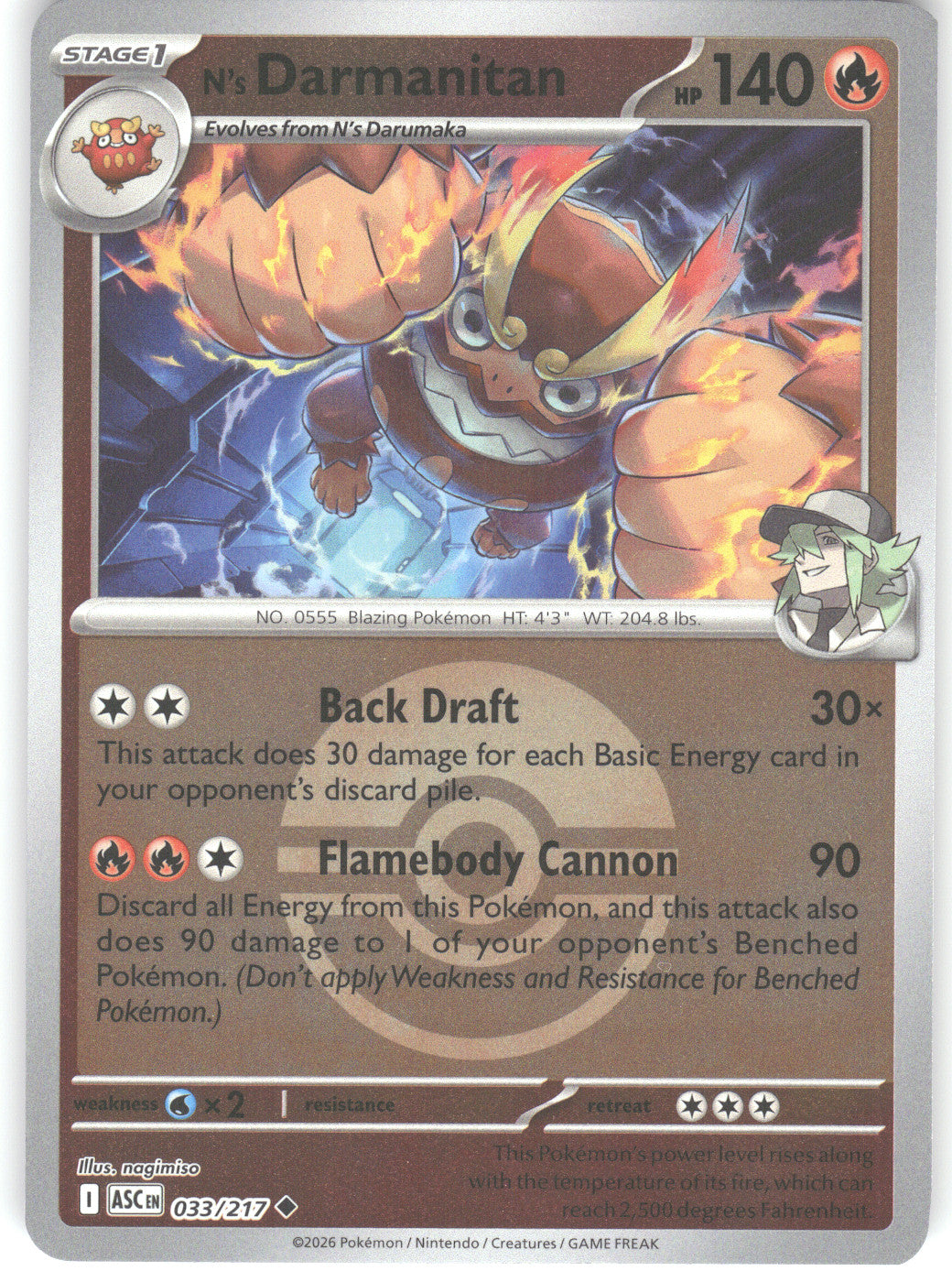 N's Darmanitan (Poke Ball)