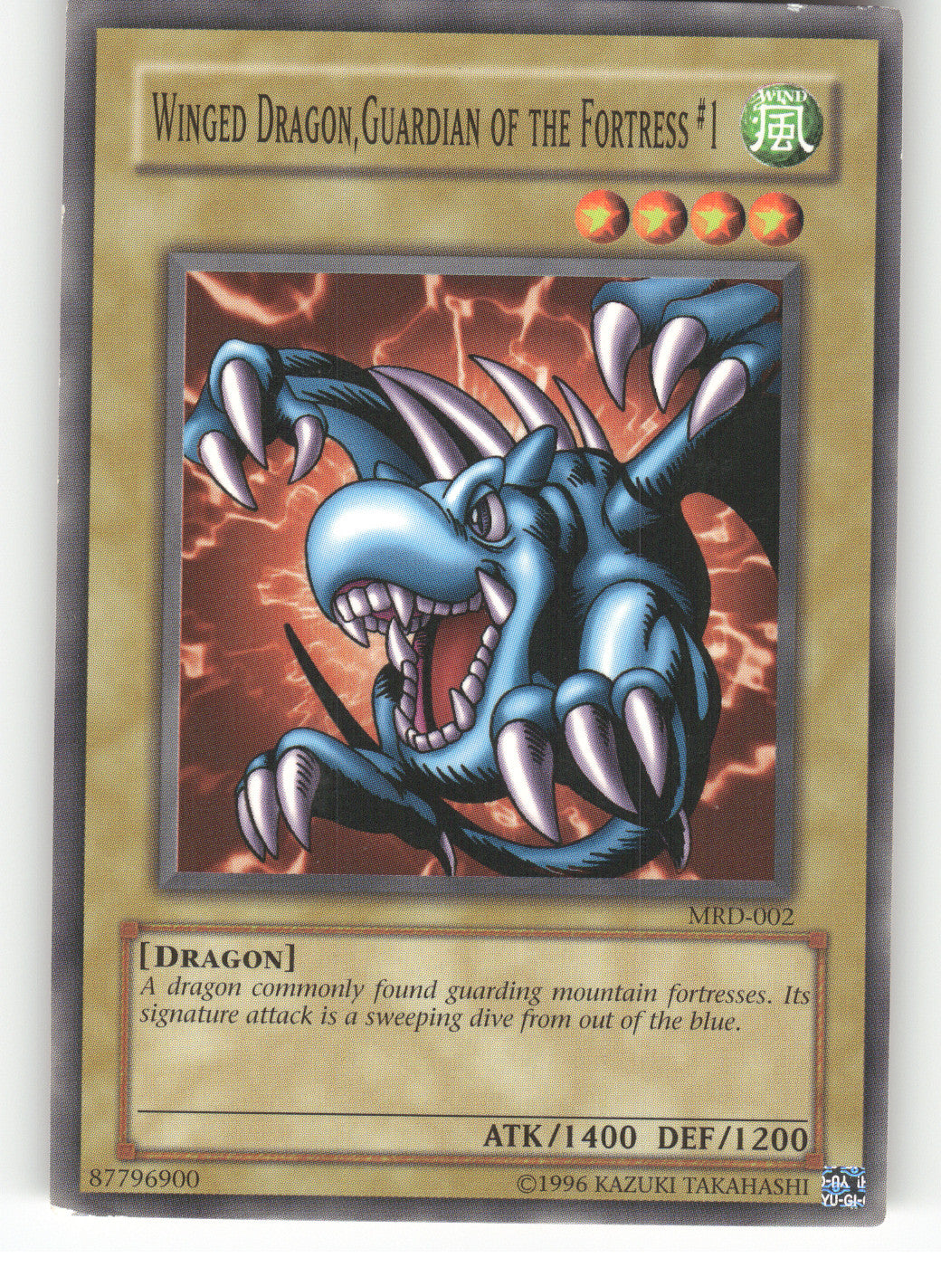 Winged Dragon, Guardian of the Fortress #1