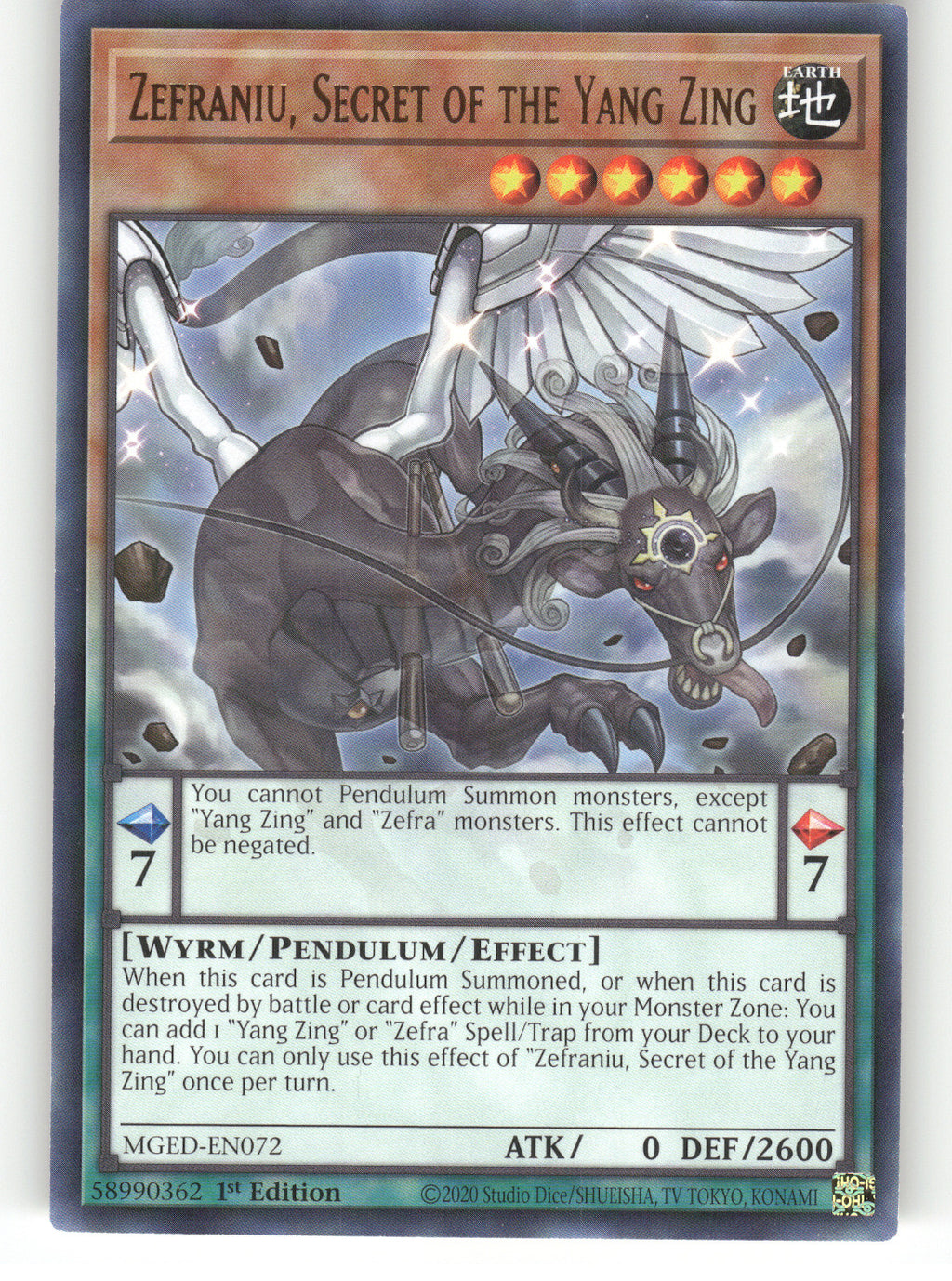 Zefraniu, Secret of the Yang Zing