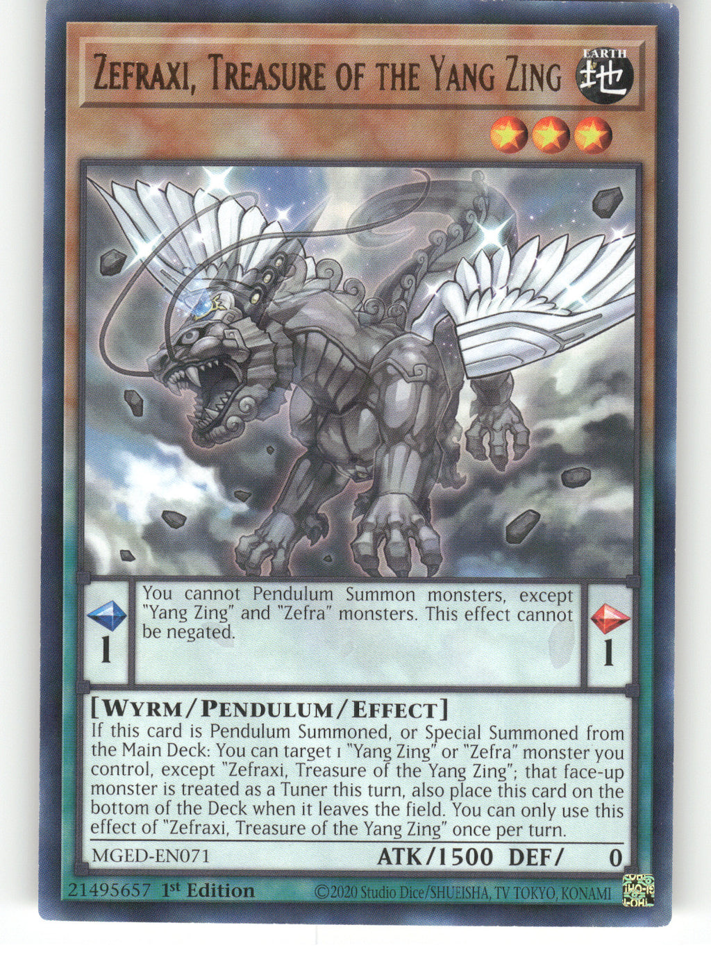 Zefraxi, Treasure of the Yang Zing