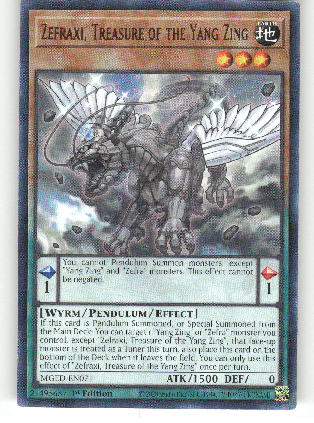Zefraxi, Treasure of the Yang Zing