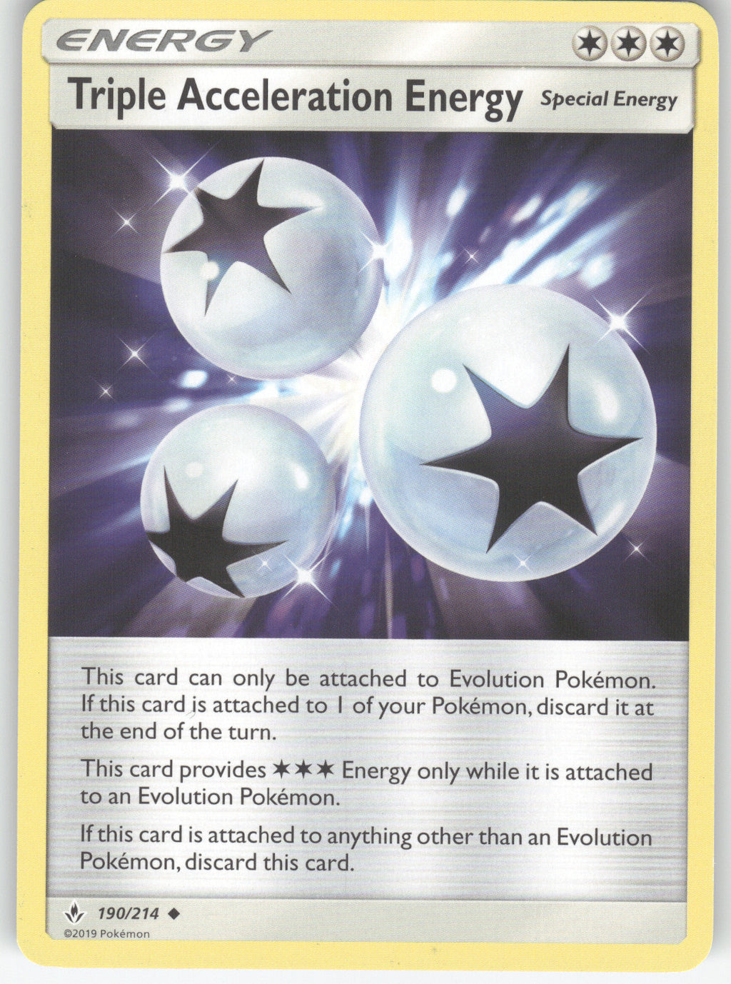 Triple Acceleration Energy
