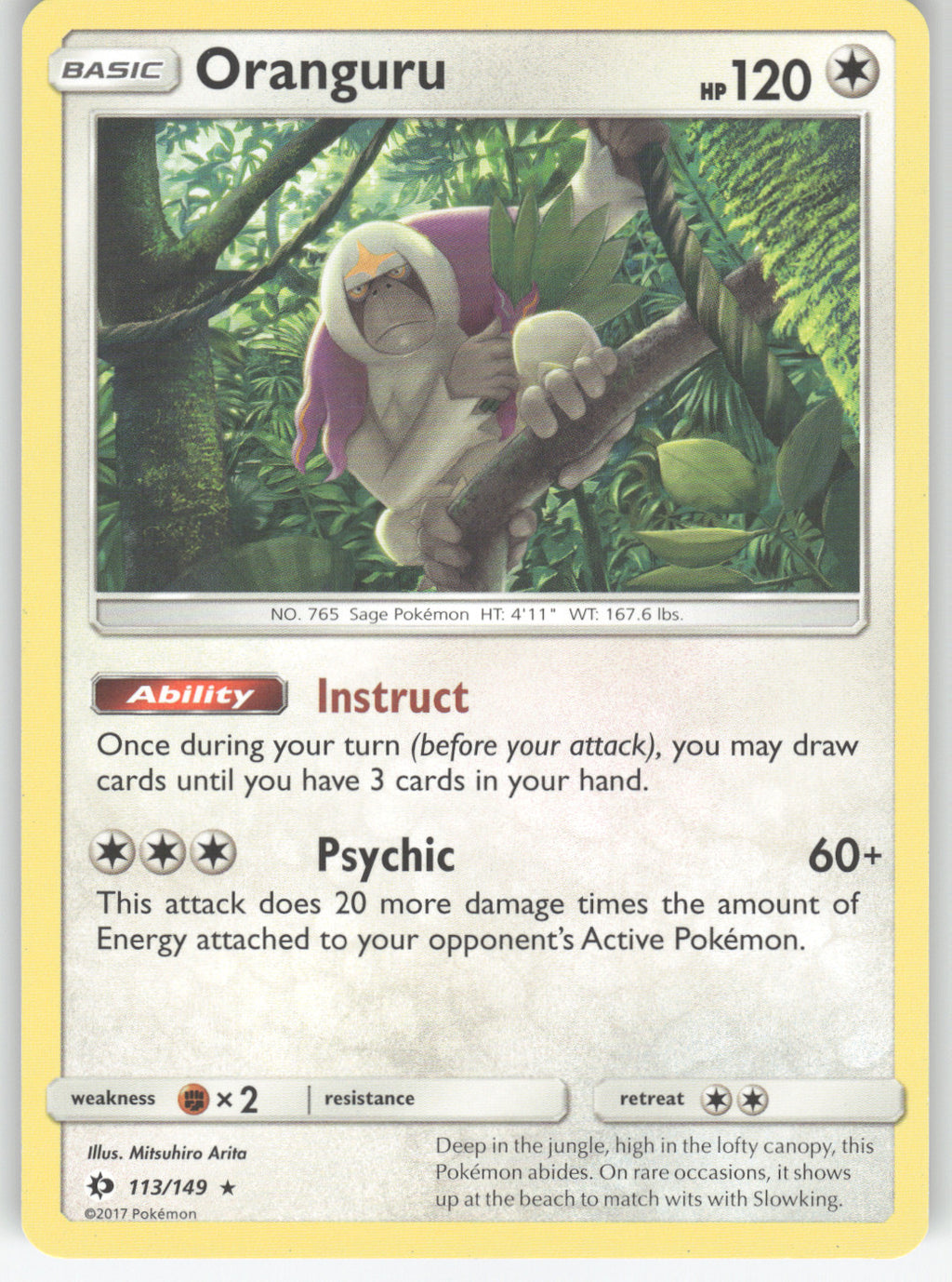 Oranguru - 113/149 (SM Base Set)
