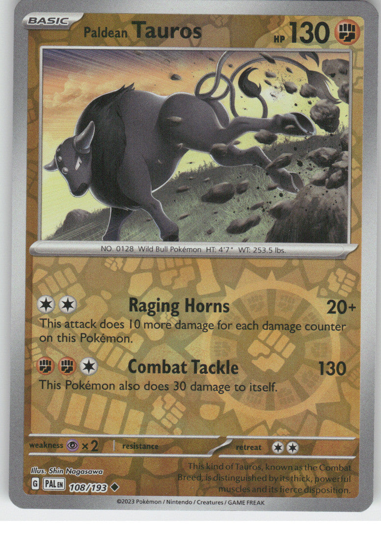 Paldean Tauros - 108/193