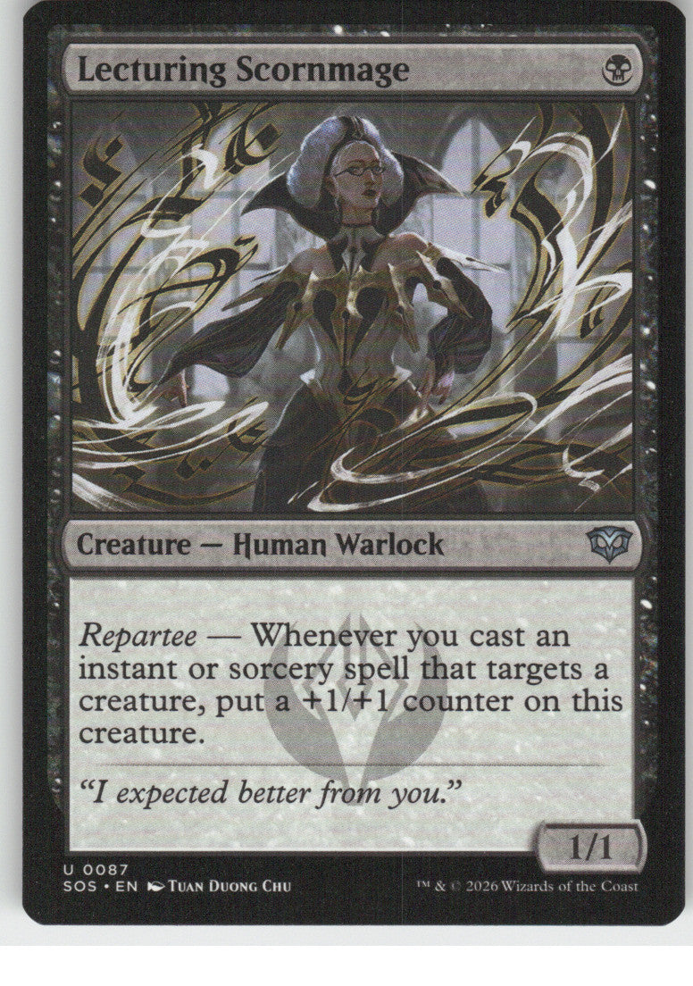 Lecturing Scornmage