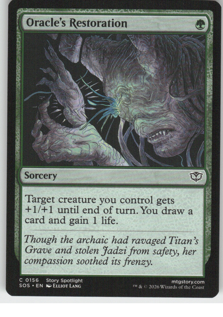 Oracle's Restoration