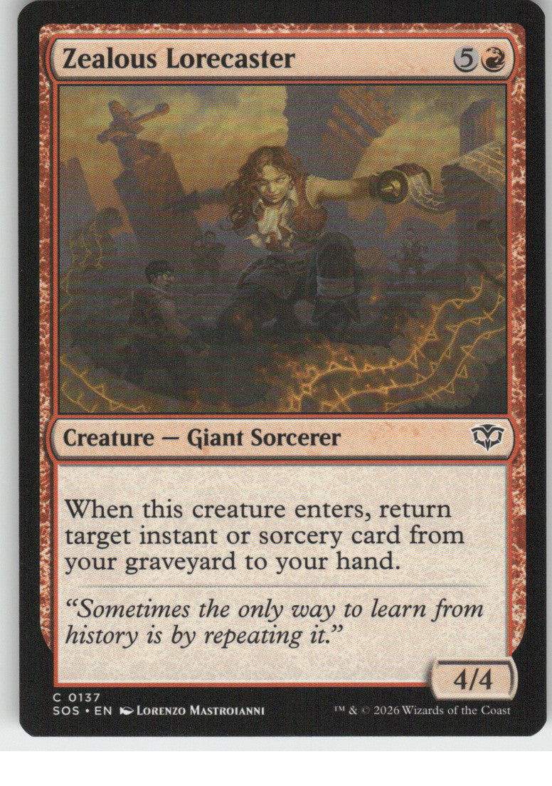 Zealous Lorecaster