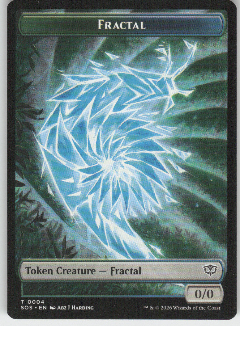 Fractal (0004) // Pest (0008) Double-Sided Token