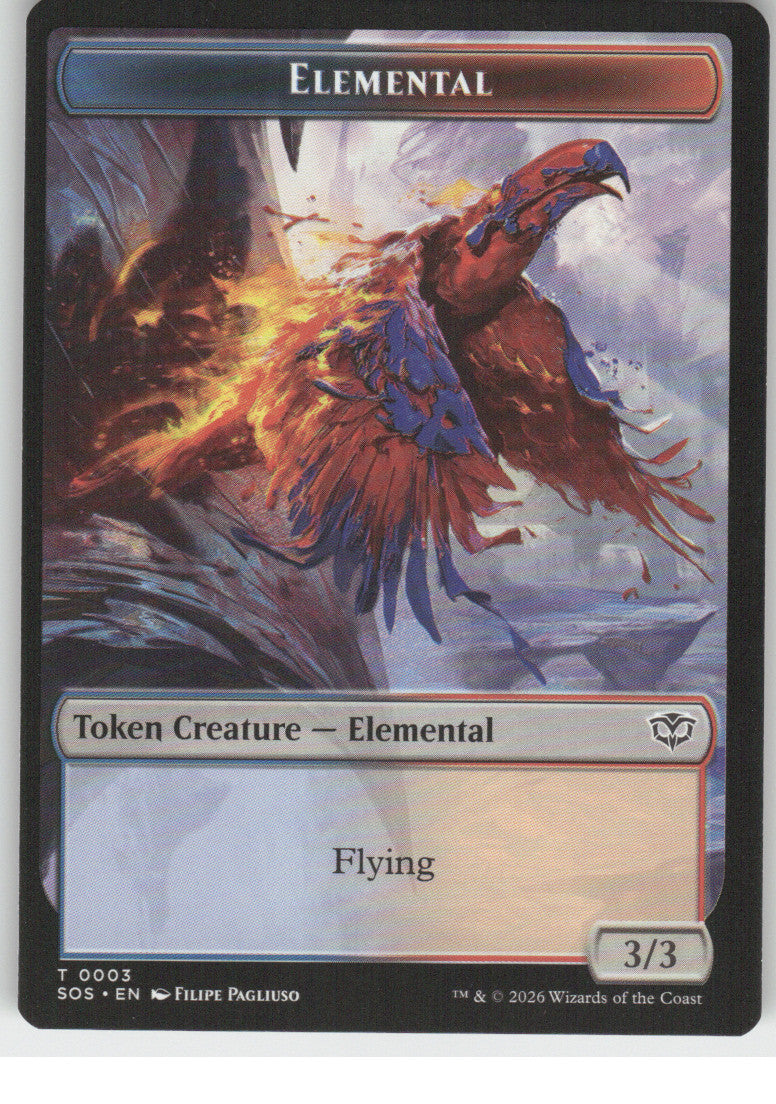 Elemental (0003) // Treasure Double-Sided Token