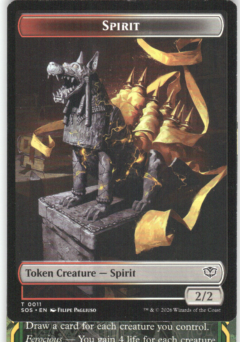 Inkling (0007) // Spirit (0011) Double-Sided Token