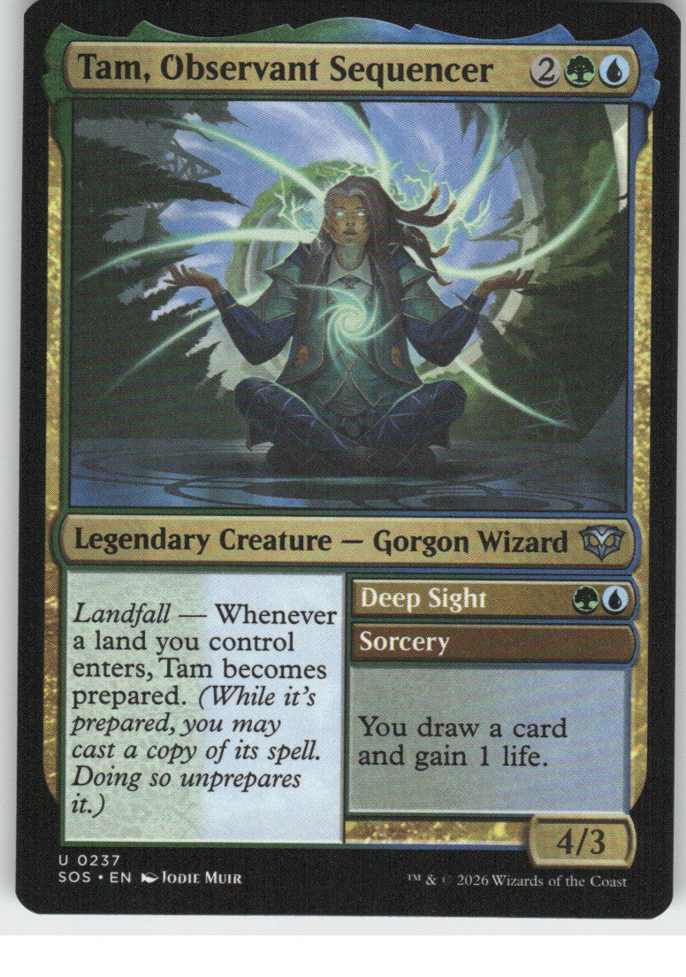 Tam, Observant Sequencer