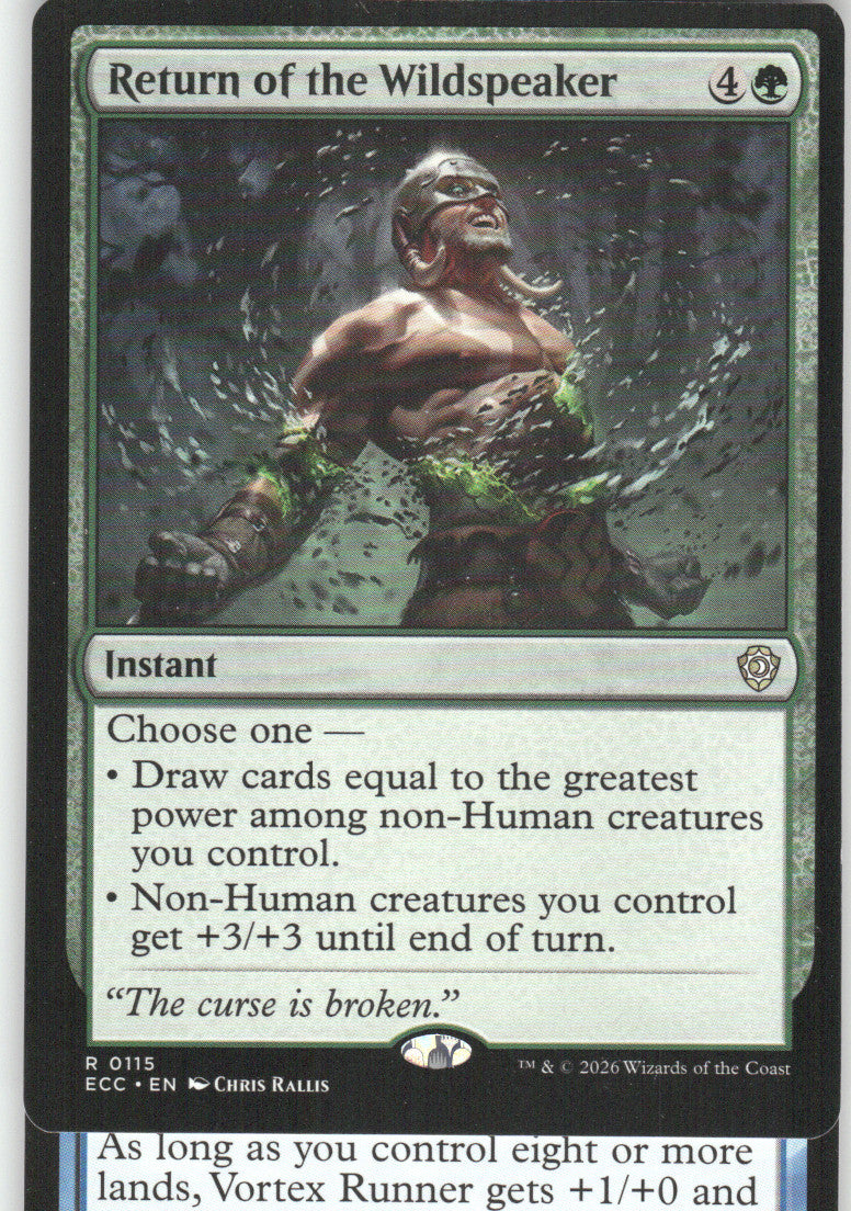 Return of the Wildspeaker