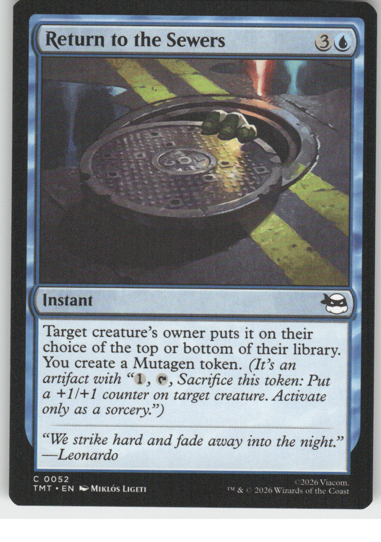 Return to the Sewers