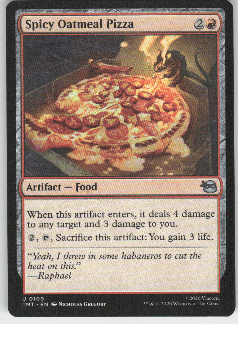 Spicy Oatmeal Pizza