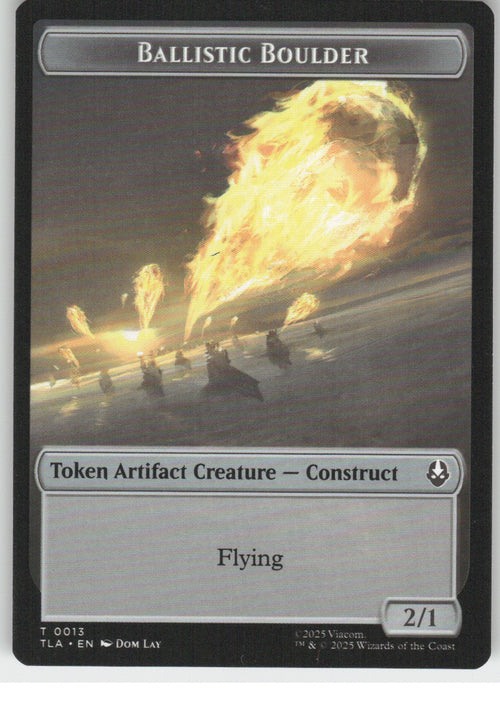 Ballistic Boulder // Soldier (0011) Double-Sided Token