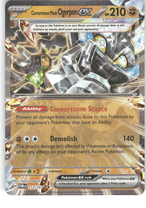 Cornerstone Mask Ogerpon ex - 112/167