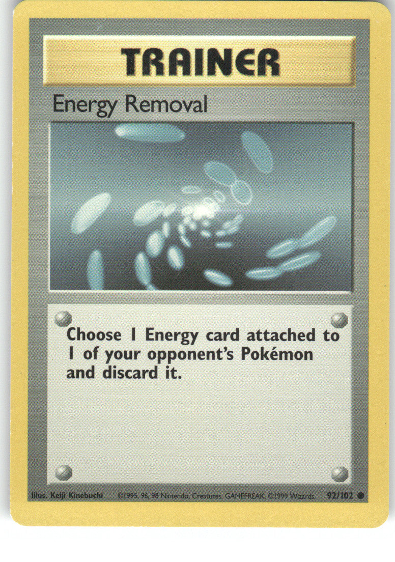 Energy Removal