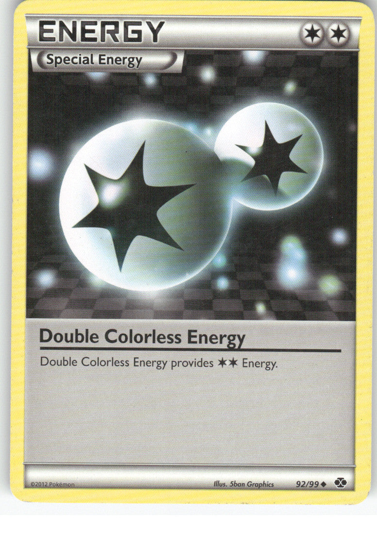 Double Colorless Energy